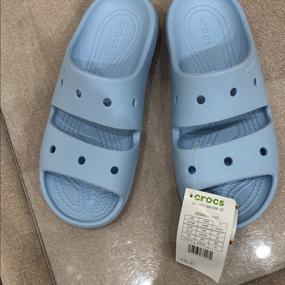 CROCS Shoes - CROCS Classic Sandals - Light Blue
